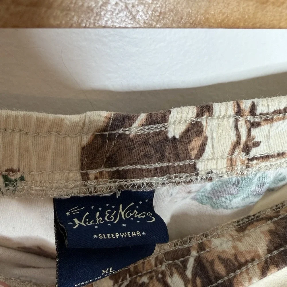 Nick and Nora Vtg Cowboy Pajama Pants Mens XL Cobain Nirvana Western Horse 90s